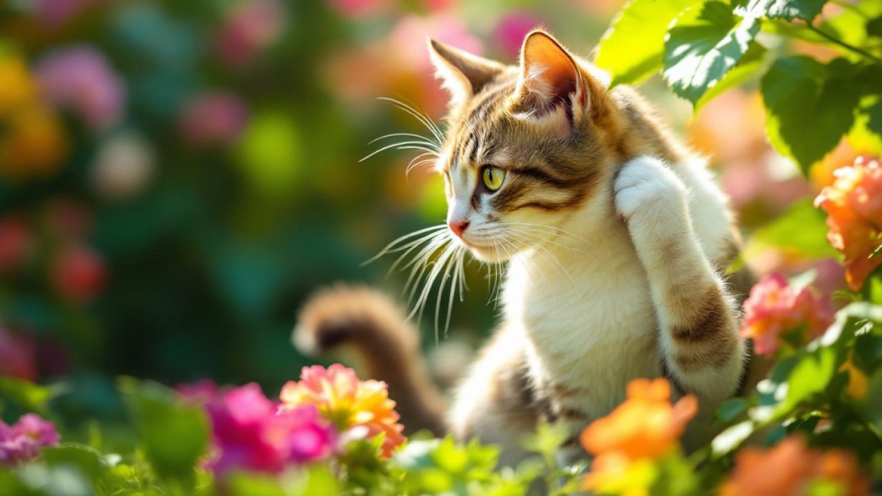 Pourquoi mon chat se gratte tout le temps ?